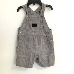 Calvin Klein Baby Gray Overalls 12M
